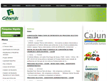 Tablet Screenshot of igenesis.org.br